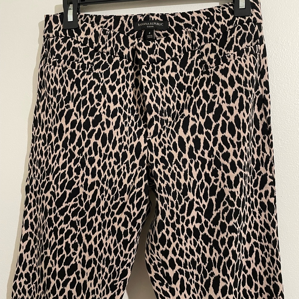 Banana Republic Sloan printed ankle pant size 4